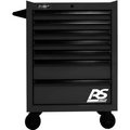 Homak Manufacturing Homak RS Pro Series 27"W X 24"D X 39"H 7 Drawer Black Roller Tool Cabinet BK04027770